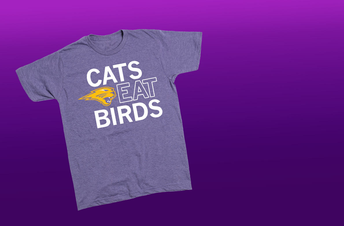 TC's tee - Cats Eat Birds